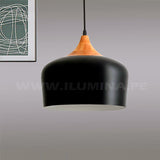 LÁMPARA COLGANTE ALUMINIO FRANCISCA BLACK LED