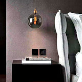 LÁMPARA COLGANTE ESFERA DE VIDRIO TERRALUNA BLACK / SIN FOCO