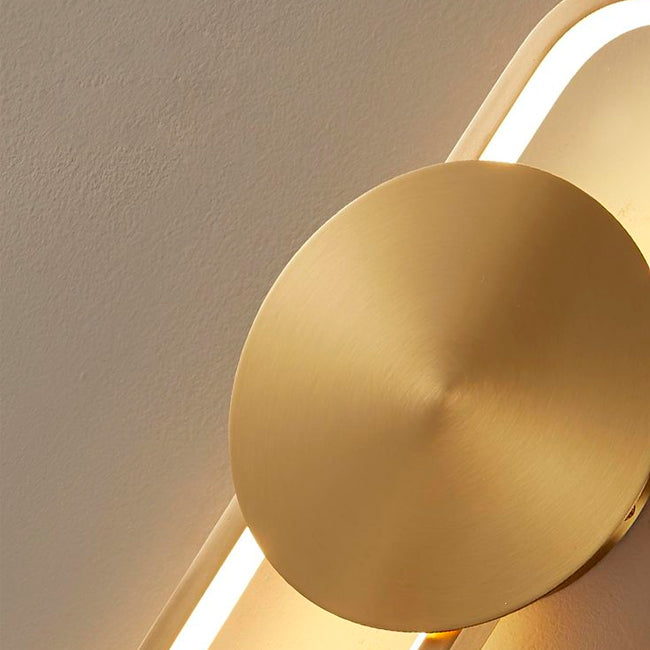 LÁMPARA DE PARED INTERIOR THAIS GOLD LED 30W TRICOLOR