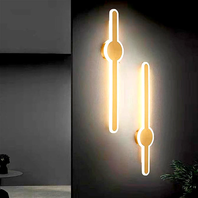 LÁMPARA DE PARED INTERIOR SEISHIN GOLD LED 20W TRICOLOR