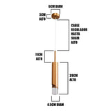 LÁMPARA COLGANTE SUPER SLIM LED ALEXANDRA 3W