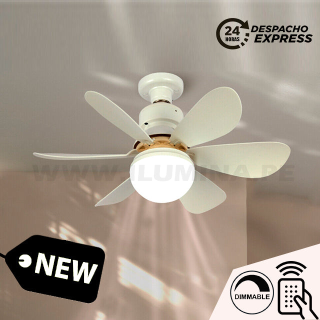 FOCO VENTILADOR SMART LED AINÉ 30W + CONTROL REMOTO