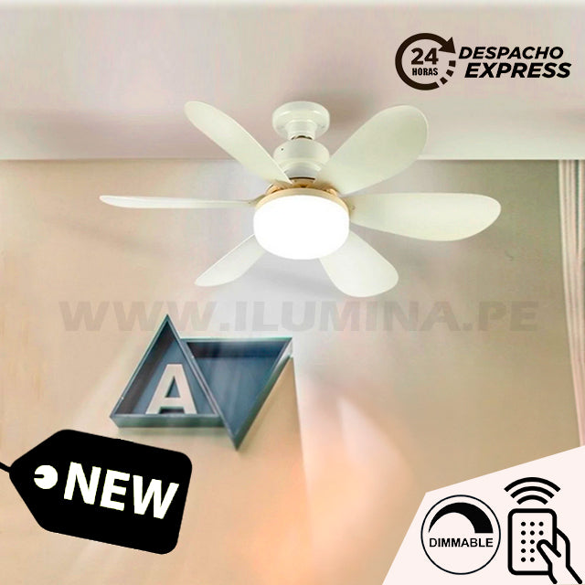 FOCO VENTILADOR SMART LED AINÉ 30W + CONTROL REMOTO