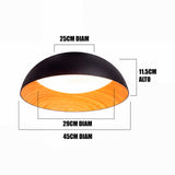 LÁMPARA DE TECHO LED TECA BLACK WOOD + CONTROL REMOTO