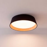 LÁMPARA DE TECHO LED NÓRDICA LINNEA BLACK WOOD + CONTROL REMOTO