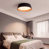 LÁMPARA DE TECHO LED NÓRDICA LINNEA BLACK WOOD + CONTROL REMOTO