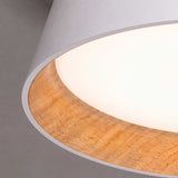 LÁMPARA DE TECHO LED NÓRDICA LINNEA WHITE WOOD + CONTROL REMOTO