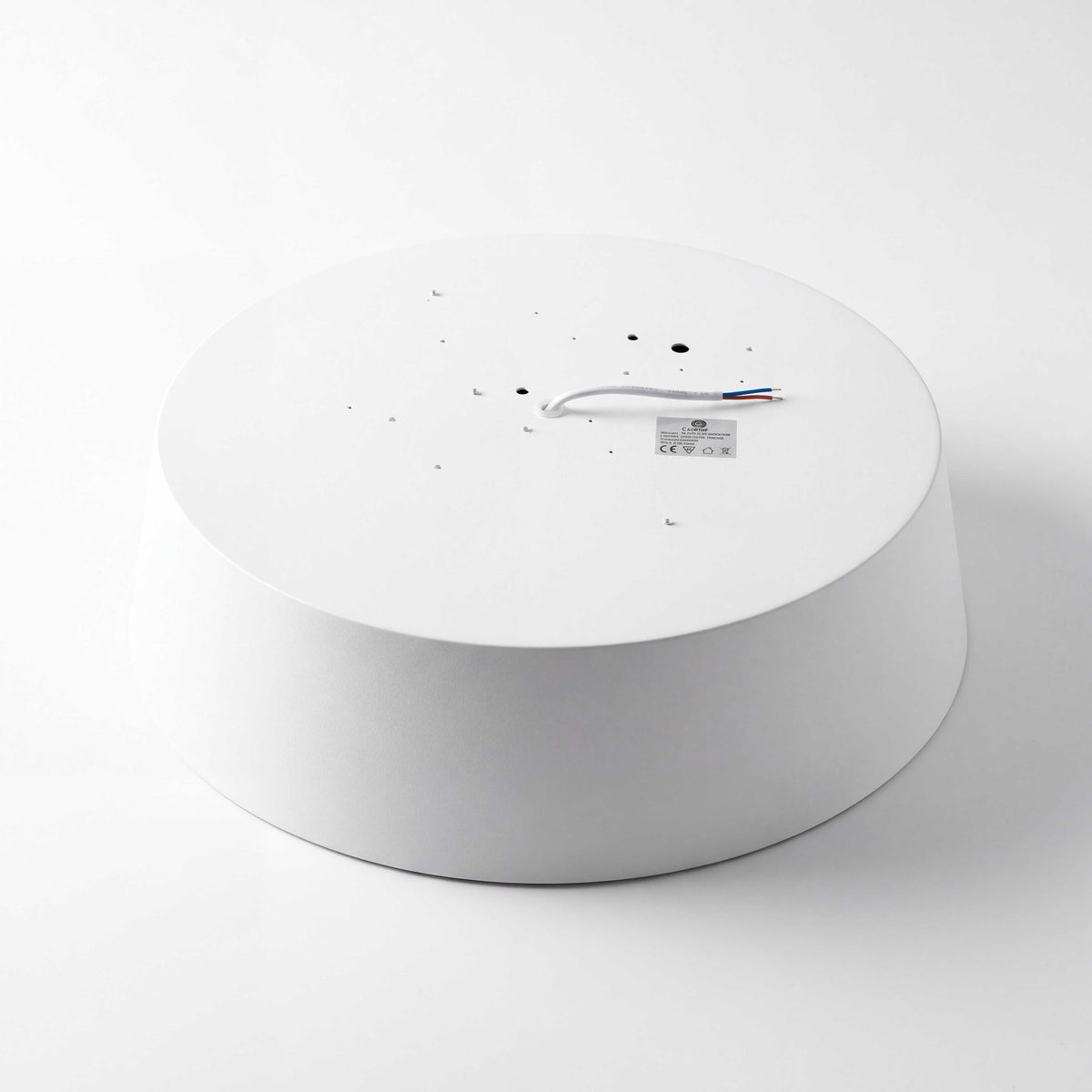LÁMPARA DE TECHO LED NÓRDICA LINNEA WHITE WOOD + CONTROL REMOTO
