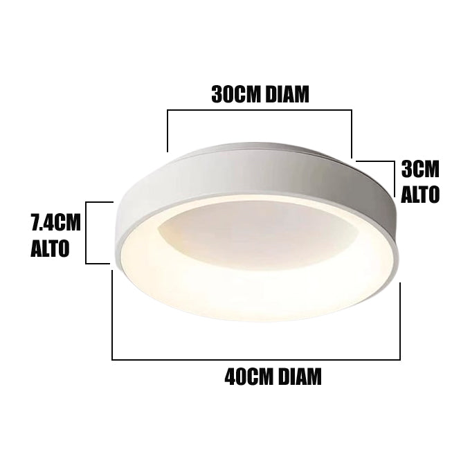 LÁMPARA DE TECHO DORINA LED WHITE 45W + CONTROL REMOTO