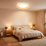 LÁMPARA DE TECHO ARTIKA WHITE LED WOOD 45W + CONTROL REMOTO