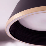 LÁMPARA DE TECHO LED SIENA BLACK GOLD + CONTROL REMOTO