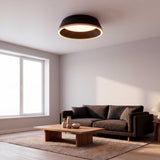 LÁMPARA DE TECHO LED SIENA BLACK GOLD + CONTROL REMOTO