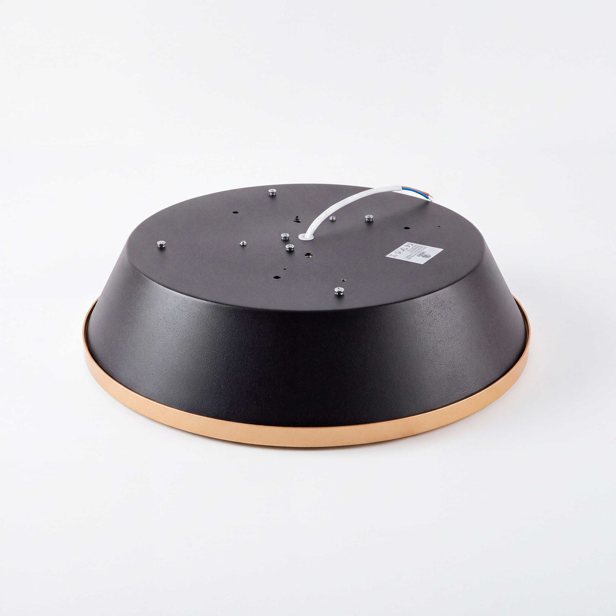 LÁMPARA DE TECHO LED SIENA BLACK GOLD + CONTROL REMOTO