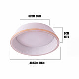 LÁMPARA DE TECHO LED SIENA WHITE GOLD + CONTROL REMOTO