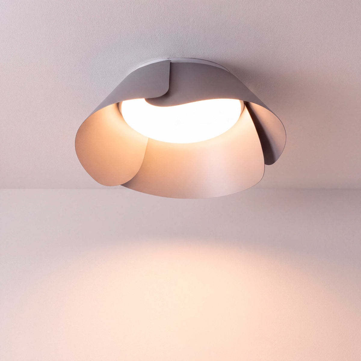 LÁMPARA DE TECHO LED TULIPA GREY + CONTROL REMOTO