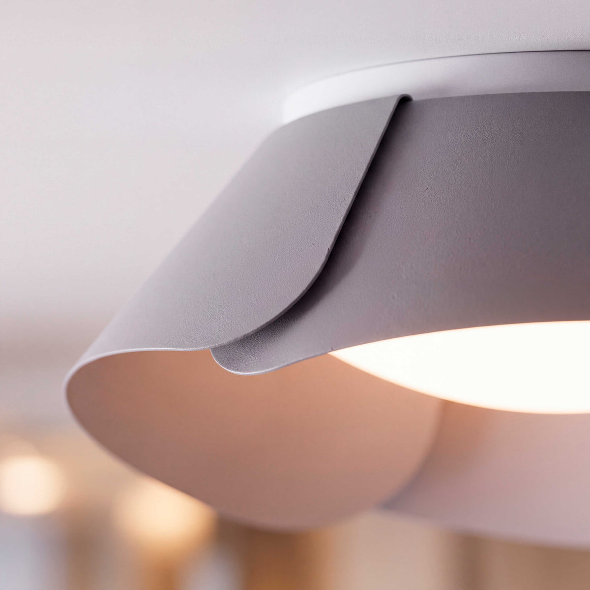 LÁMPARA DE TECHO LED TULIPA GREY + CONTROL REMOTO