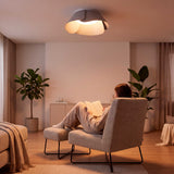 LÁMPARA DE TECHO LED TULIPA GREY + CONTROL REMOTO