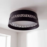 LÁMPARA DE TECHO LED SILVA BLACK + CONTROL REMOTO