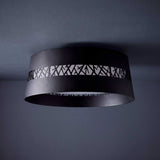 LÁMPARA DE TECHO LED SILVA BLACK + CONTROL REMOTO