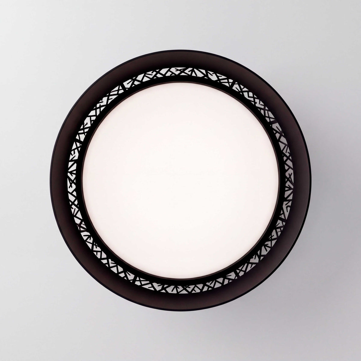 LÁMPARA DE TECHO LED SILVA BLACK + CONTROL REMOTO