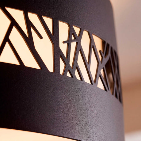 LÁMPARA DE TECHO LED SILVA BLACK + CONTROL REMOTO
