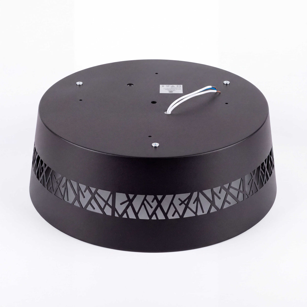 LÁMPARA DE TECHO LED SILVA BLACK + CONTROL REMOTO