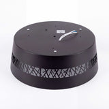 LÁMPARA DE TECHO LED SILVA BLACK + CONTROL REMOTO