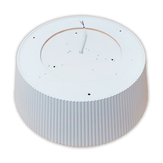 LÁMPARA DE TECHO DEVORA LED WHITE AND WOOD 36W + CONTROL REMOTO