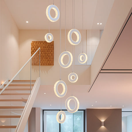 LÁMPARA COLGANTE PREMIUM MARIA CRISTINA LED + CONTROL REMOTO