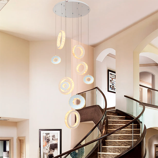 LÁMPARA COLGANTE PREMIUM MARIA CRISTINA LED + CONTROL REMOTO