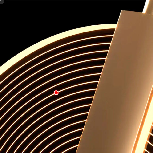 LÁMPARA COLGANTE CASCADA SOLARIS GOLD LED