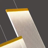 LÁMPARA COLGANTE RAINFALL BLOCKS LUX GOLD LED