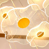 LÁMPARA COLGANTE DESTELLO FLORAL GOLD LED
