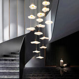 LÁMPARA COLGANTE DESTELLO FLORAL GOLD LED