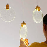 LÁMPARA COLGANTE RAINFALL ZARIEL GOLD LED
