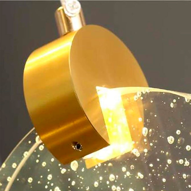 LÁMPARA COLGANTE RAINFALL ZARIEL GOLD LED