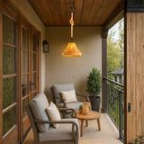 LÁMPARA COLGANTE ARTESANAL FLAVIANA - SIN FOCO