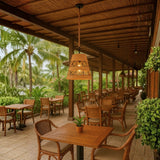 LÁMPARA COLGANTE ARTESANAL MARIANELA - SIN FOCO