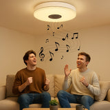 PLAFÓN LED 36W PATRICIA WHITE PARLANTE BLUETOOTH + CONTROL REMOTO
