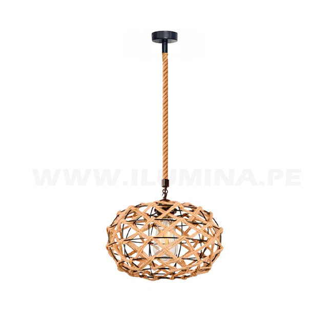 LÁMPARA COLGANTE ARTESANAL FLAVIA LED ECOLAMPS