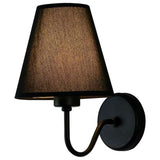 LÁMPARA DE PARED INTERIOR MARINA BLACK LED