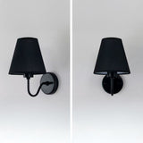 LÁMPARA DE PARED INTERIOR MARINA BLACK LED