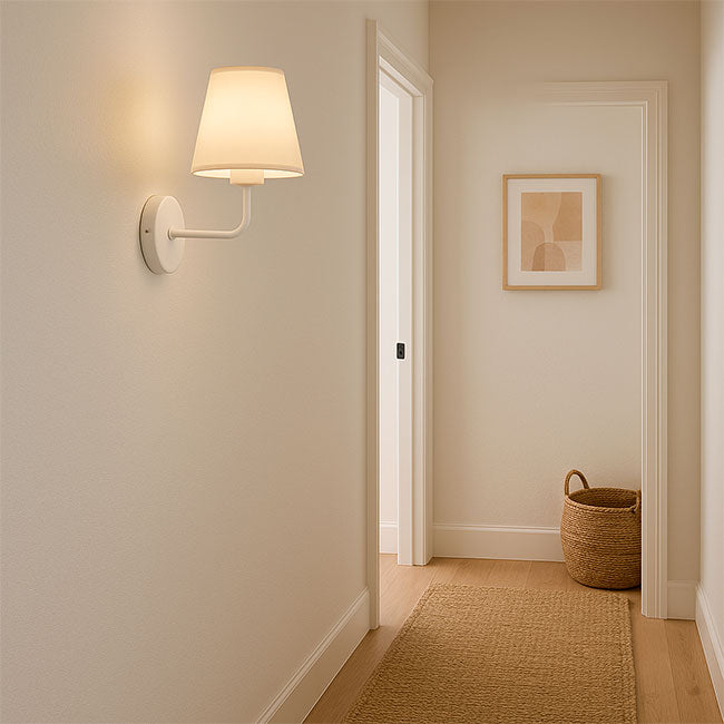 LÁMPARA DE PARED INTERIOR ANTUANE WHITE LED