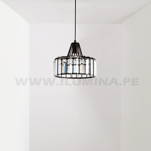 LÁMPARA COLGANTE KRYSTAL LED ZB26 BLACK