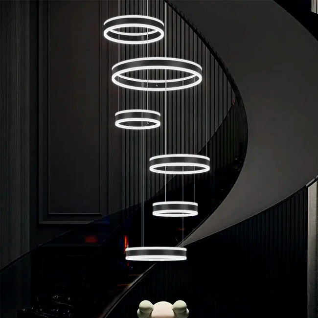 LÁMPARA COLGANTE FORTUNA BLACK LED