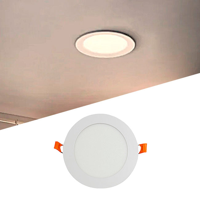 SPOT DOWNLIGHT CIRCULAR LED RECESADO 18W EMPOTRABLE 3000K LUZ CÁLIDA ILUMINA