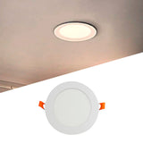 SPOT DOWNLIGHT CIRCULAR LED RECESADO 18W EMPOTRABLE 3000K LUZ CÁLIDA ILUMINA