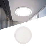 PANEL BLANCO LED CIRCULAR 24W ADOSABLE SIMPLE LUZ BLANCA 6000K - ILUMINA