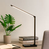 LÁMPARA DE ESCRITORIO HOTEL LUX BLACK LED DIMMABLE + CARGADOR INALÁMBRICO WIRELESS