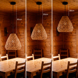 Comparativa de tres alturas de suspensión para diseño de iluminación en restaurantes y cafés.